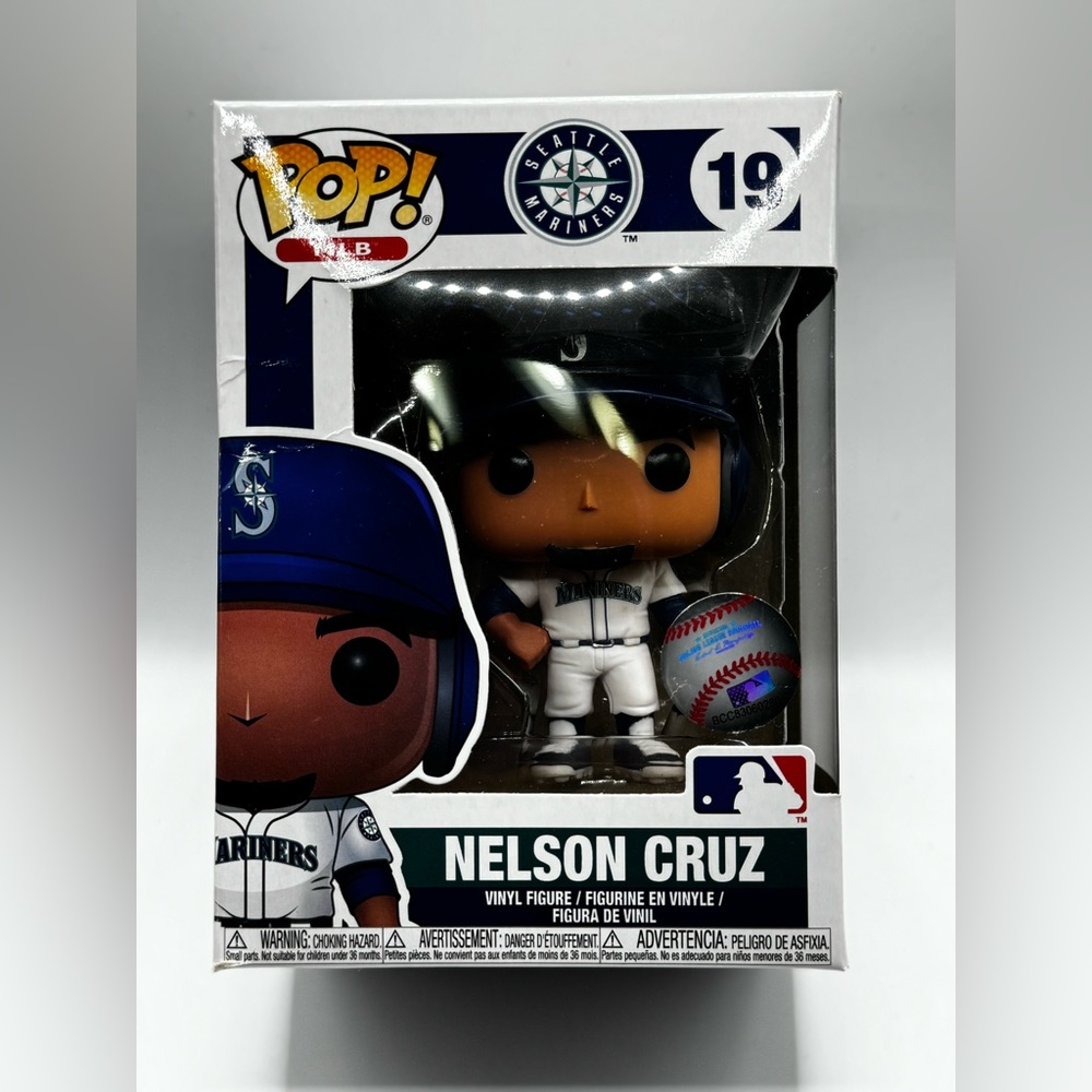 Funko POP! MLB Baseball Seattle Mariners NELSON CRUZ #19 Vinyl Figure
